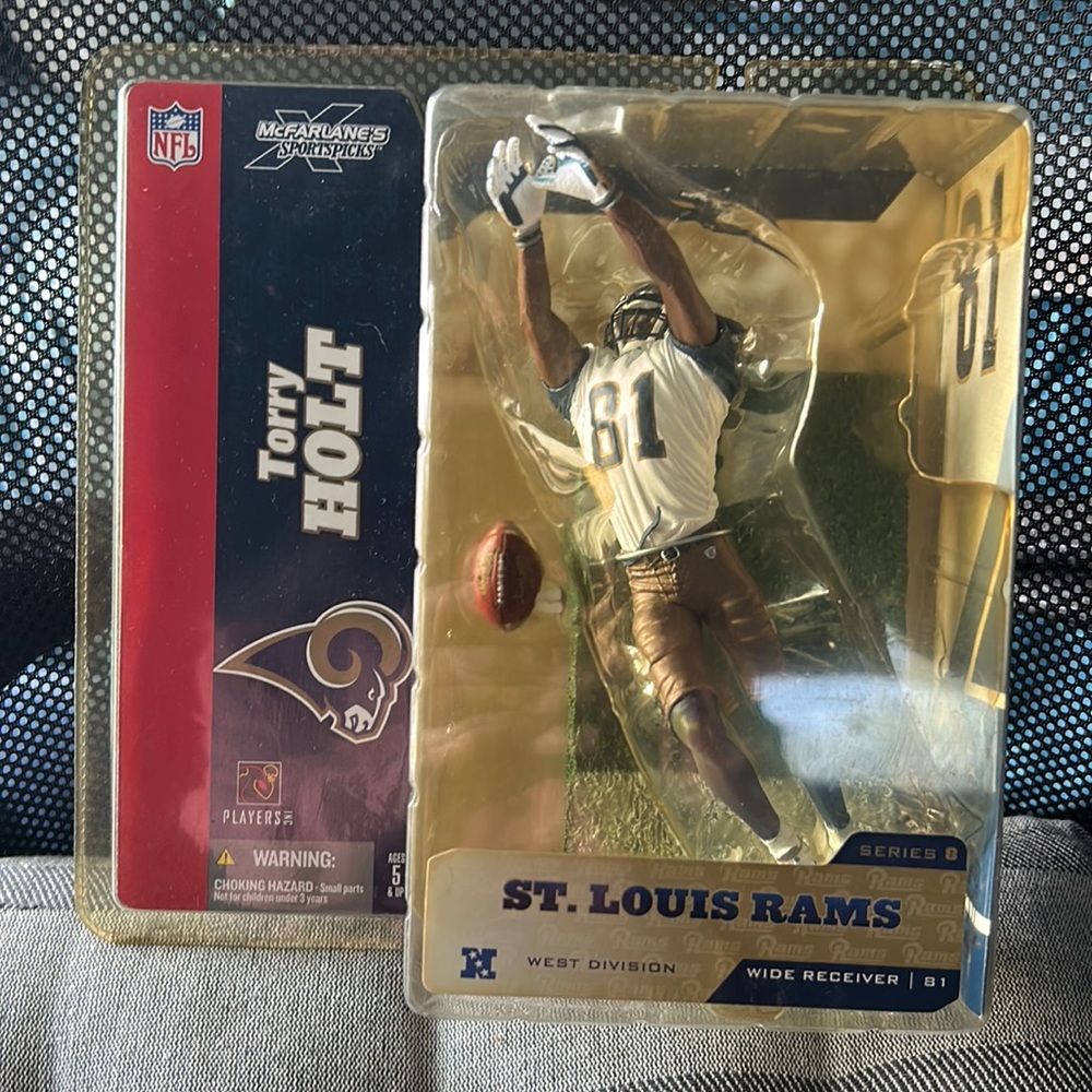 McFarlane Series 8 Tory Holt St Louis Rams #81